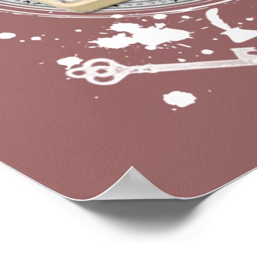 Alchemie van schrijfmachines poster (Hoek)