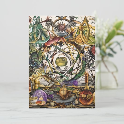 Alchemie van superbewust bedankkaart (Staand voorkant)