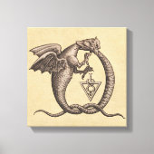 Alchemieschillen voor zwavel en kwik canvas afdruk (Voorkant)