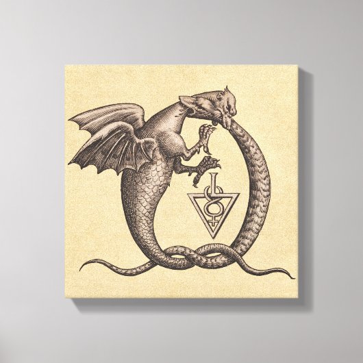 Alchemieschillen voor zwavel en kwik canvas afdruk (Voorkant)