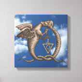 Alchemieschillen voor zwavel en kwik canvas afdruk (Voorkant)