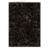 Alchemiesymbolen Astrologisch symbolen patroon #2 (Voorkant)