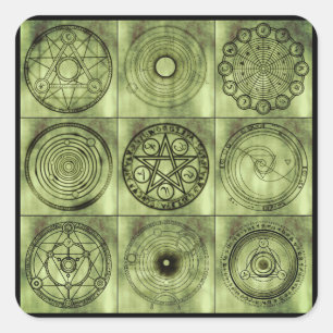 Alchemiesymbolen stickers