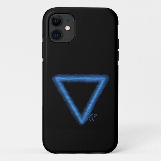 Alchemiesymbool golvend waterelement Case-Mate iPhone case (Achterkant)