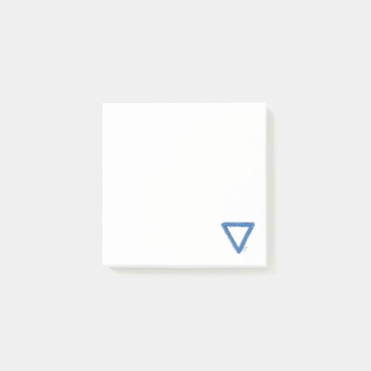 Alchemiesymbool golvend waterelement post-it® notes (Voorkant)