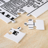 Alchemietabel (Medieval Chemistry Symbolen) Legpuzzel (Zijkant)