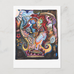 Alchemisch achtervolgen briefkaart