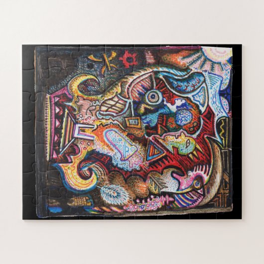 Alchemisch achtervolgen legpuzzel (Horizontaal)