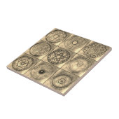 Alchemische Heilige Geometrie Elementen | Tegeltje (Zijkant)