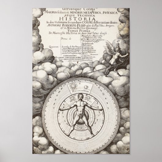  alchemische illustratie poster (Voorkant)
