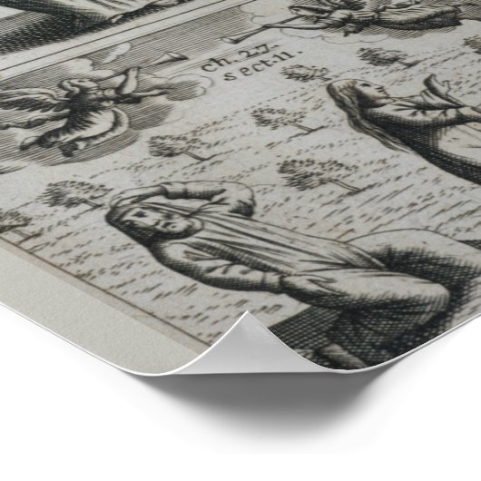  alchemische illustratie poster (Hoek)