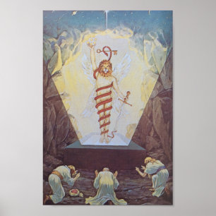  alchemische illustratie poster