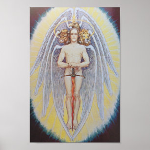  alchemische illustratie poster