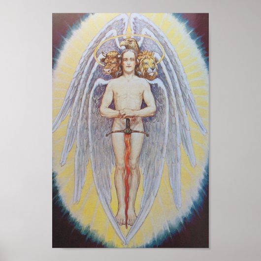  alchemische illustratie poster (Voorkant)