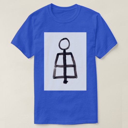 Alchemische symbolen Alum Drie T-shirt (Design voorkant)
