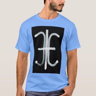 Alchemische symbolen Ammonia Omgekeerd T-shirt