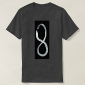 Alchemische symbolen Bistmuth One omgekeerd T-shirt (Design voorkant)
