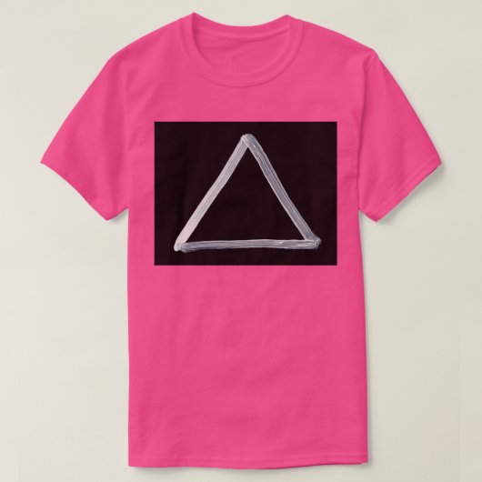 Alchemische symbolen Brand omgekeerd T-shirt (Design voorkant)
