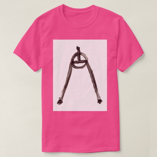 Alchemische symbolen Crystal One T-shirt (Design voorkant)