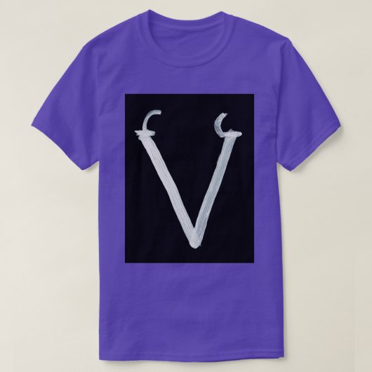 Alchemische symbolen Doorgebrande Hawthorne Omgeke T-shirt (Design voorkant)