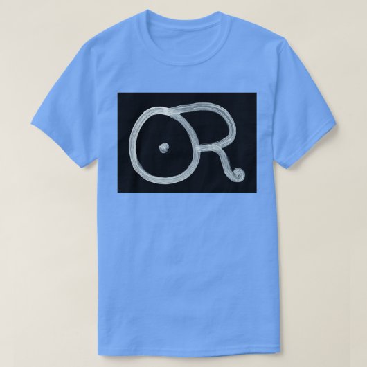 Alchemische symbolen Goud Drie Omgekeerd T-shirt (Design voorkant)