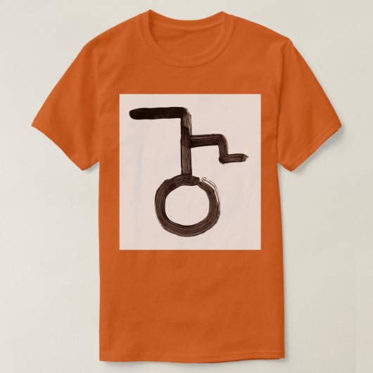 Alchemische symbolen Lood 7 T-shirt (Design voorkant)