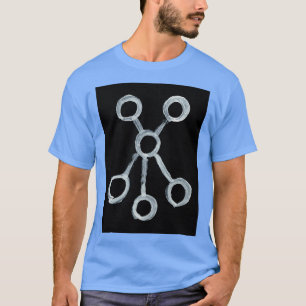 Alchemische symbolen Olie Twee keren geïnverteerd T-shirt