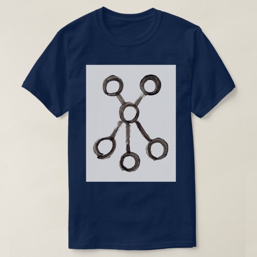 Alchemische symbolen Twee T-shirt (Design voorkant)