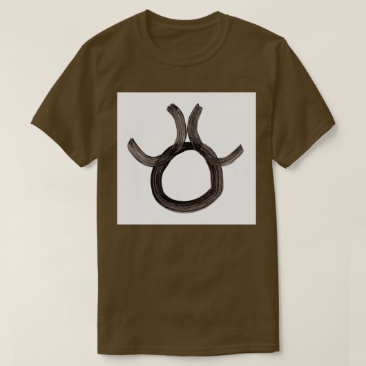 Alchemische symbolen Zink Twee T-shirt (Design voorkant)