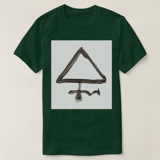 Alchemische symbolen Zwavel 1 T-shirt (Design voorkant)