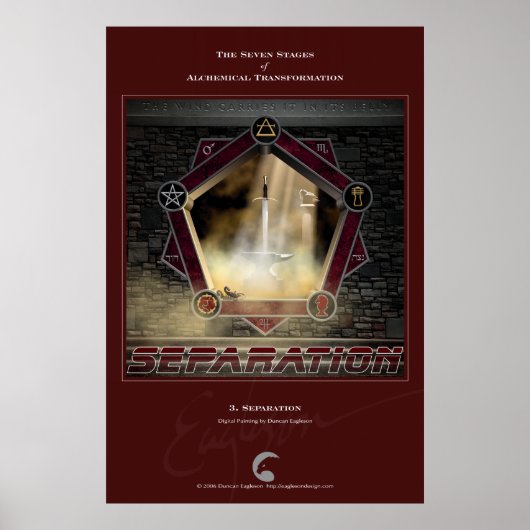 Alchemische transformaties 3: Scheiding Poster (Voorkant)