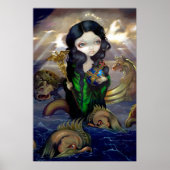 Alchemische Zeeen ART PRINT gothic alchemy lowbrow (Voorkant)