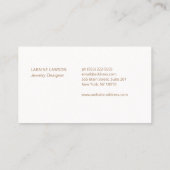 Alchemischesymbolen Zwart Visitekaartje (Achterkant)