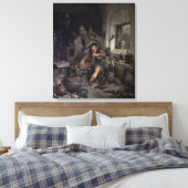 Alchemist, 1663 canvas afdruk (Insitu (Slaapkamer))