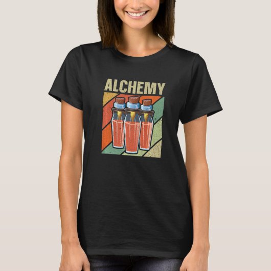 Alchemist Alchemy Potion Chemistry Magic L T-shirt (Voorkant)