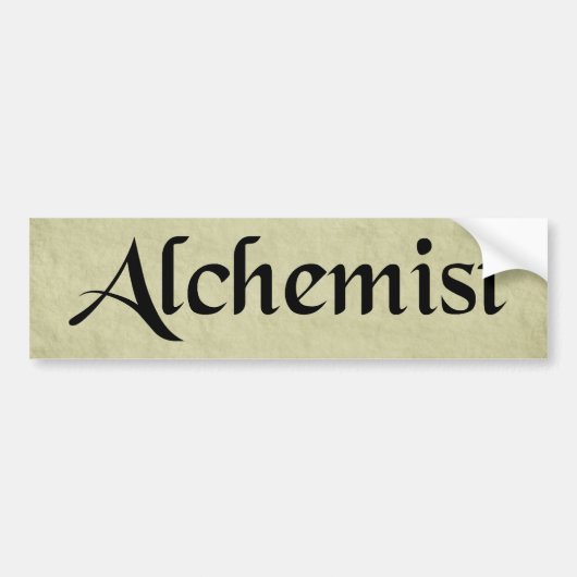 Alchemist Bumpersticker (Voorkant)