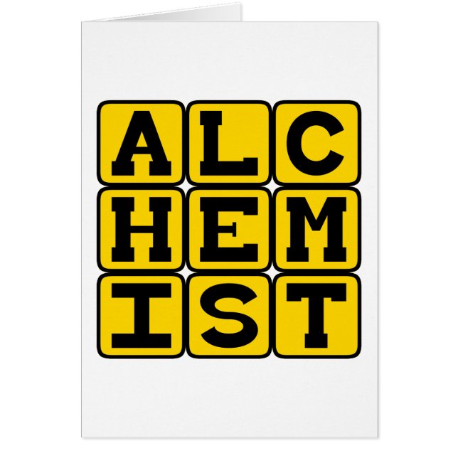 Alchemist, Chemische Transformatie (Voorkant)