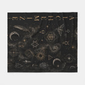 Alchemist Collage Minimalist Fleece Deken (Voorkant (Horizontaal))