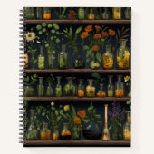 alchemist herbarium plank notitieboek (Voorkant)