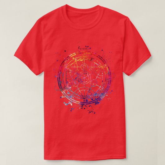Alchemist Occult Alchemy Symbol T-shirt (Design voorkant)