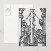 Alchemist op het werk briefkaart (Voorkant / Achterkant)