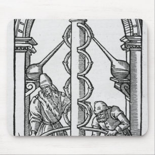Alchemist op het werk muismat