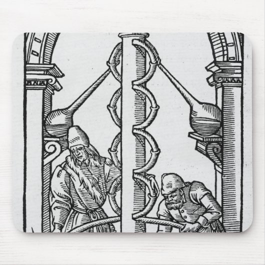 Alchemist op het werk muismat (Voorkant)