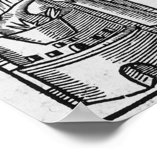 Alchemist op het werk poster (Hoek)