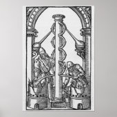 Alchemist op het werk poster (Voorkant)
