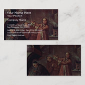 Alchemist van Longhi Pietro (beste kwaliteit) Visitekaartje (Voorkant / Achterkant)