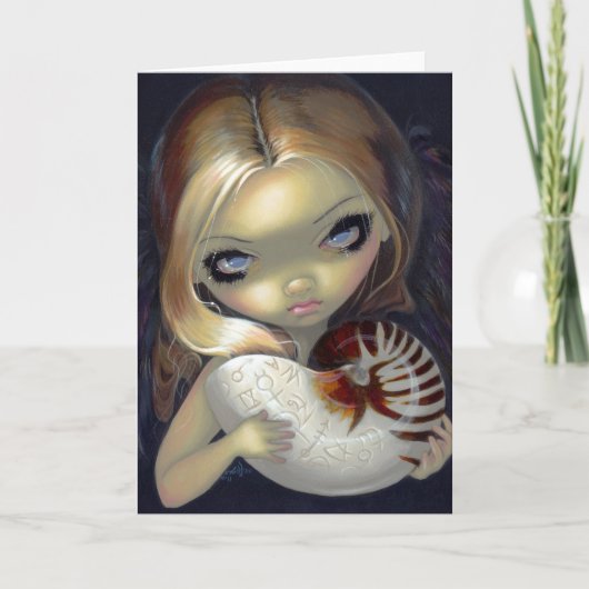 "Alchemistische Engel II" Wenskaart Kaart (Voorkant)