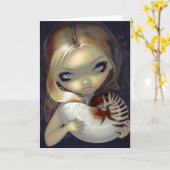 "Alchemistische Engel II" Wenskaart Kaart (Gele Bloem)