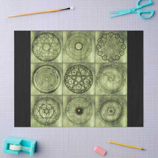 alchemistische symbolen tissue paper tissuepapier (Craft)