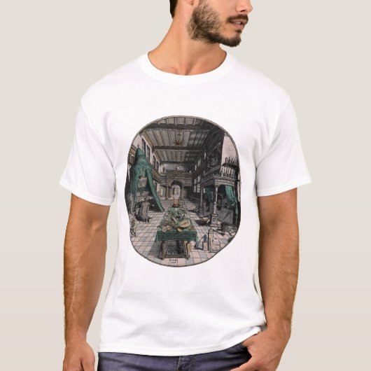 Alchemist's Laboratory - Heinrich Khunrath - 1595 T-shirt (Voorkant)